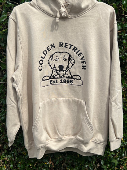 Golden Retriever Hoodie - Beige